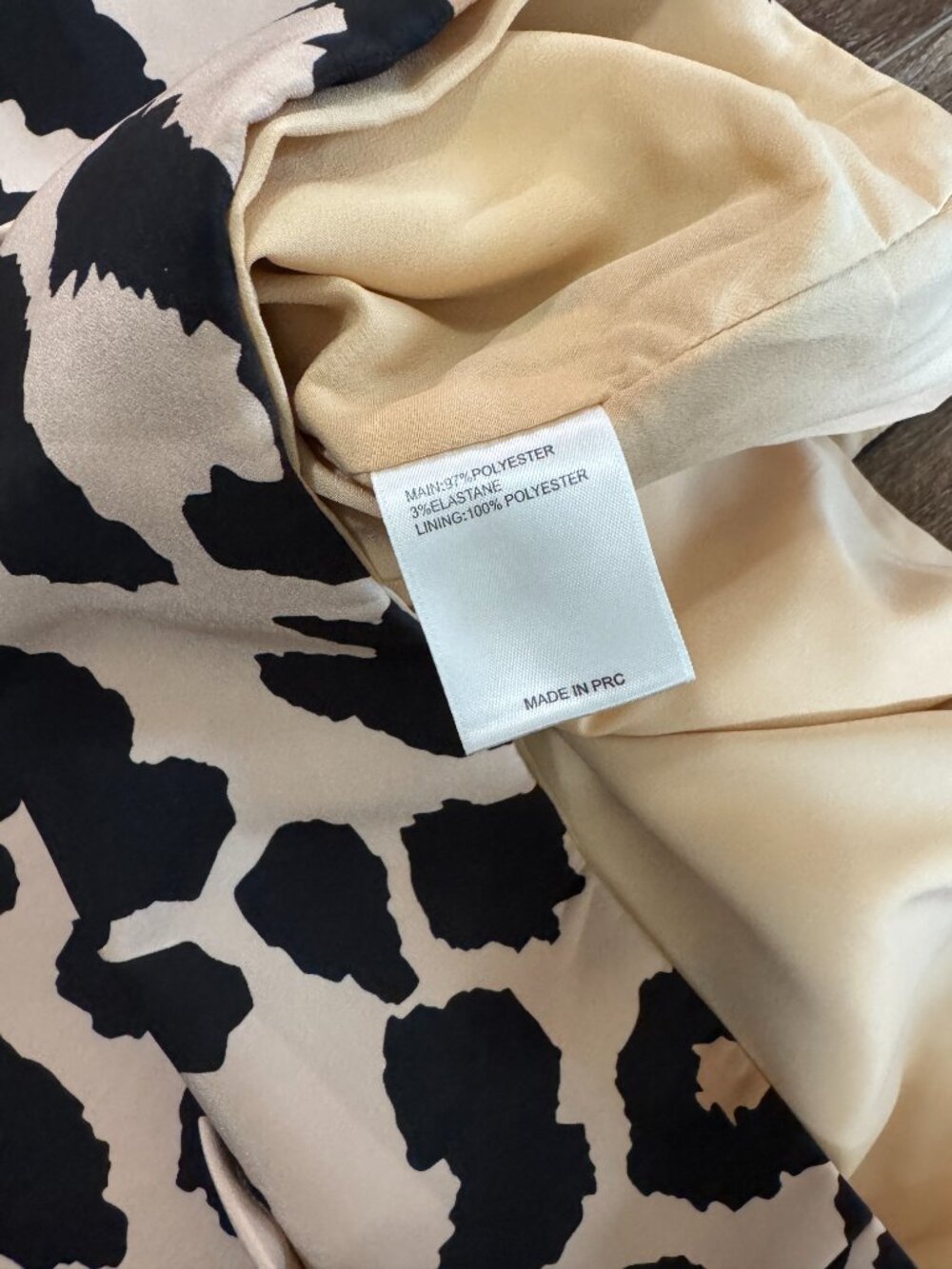 Finders Keepers Leopard Print Mini Dress Small Plunge V Neck Tulip Skirt Lined - Picture 7 of 11